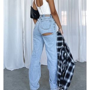 White fox jeans- On Replay Jeans ice blue